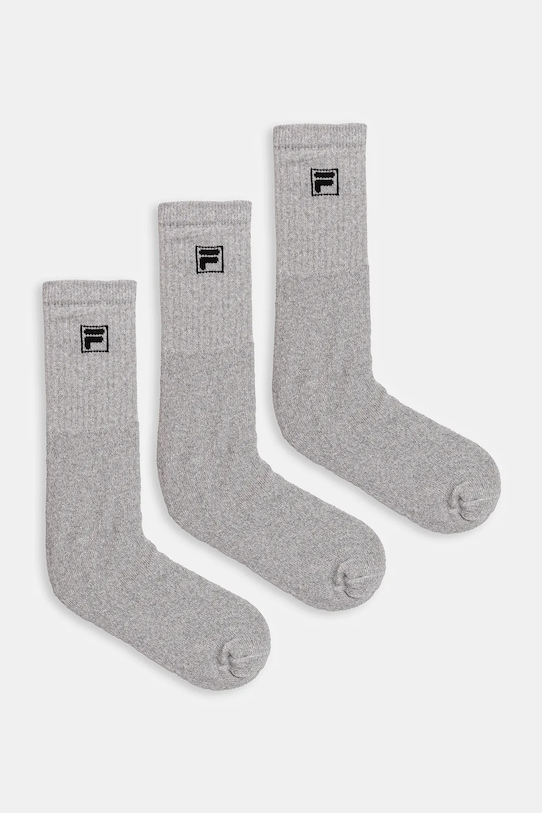

Носки (3 пары) Fila, серый