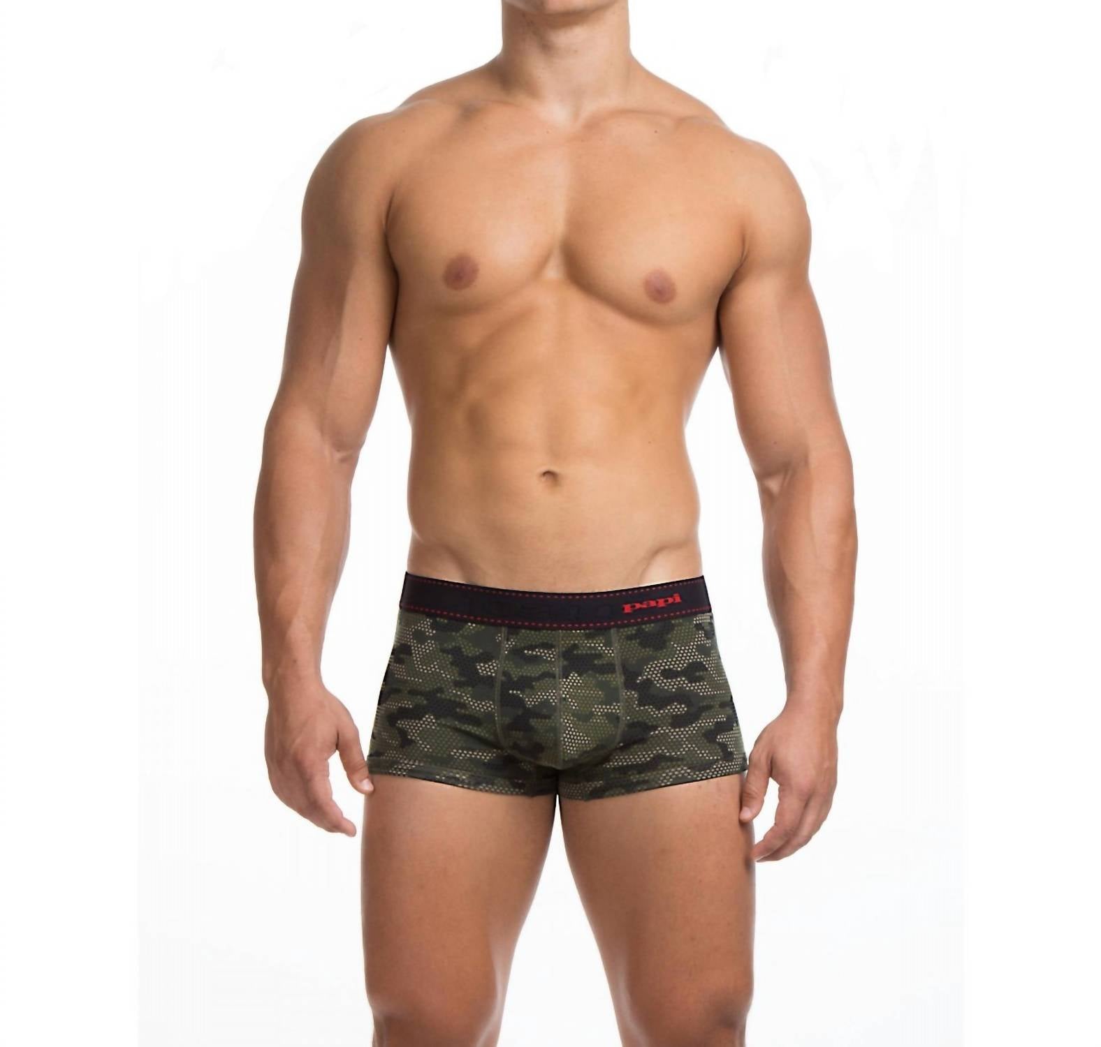 

Мужские пляжные шорты Papi, цвет green camo