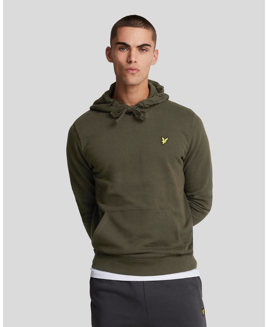 

Мужская толстовка с длинным рукавом и капюшоном Lyle & Scott, Olive