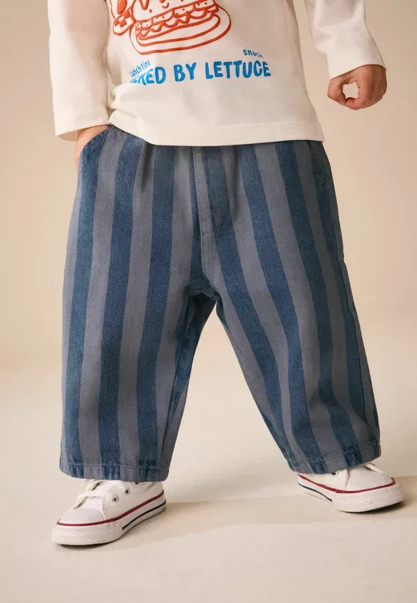 Брюки Next, blue stripe, синяя полоска — фото 2
