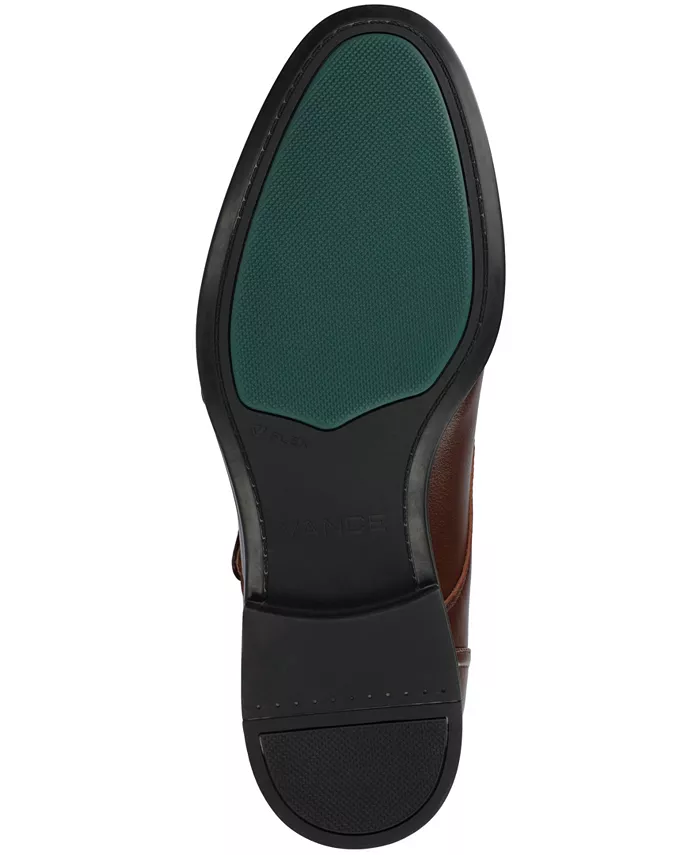Мужские классические туфли Dillon Comfort с двойной пряжкой Vance Co., коричневый — фото 4