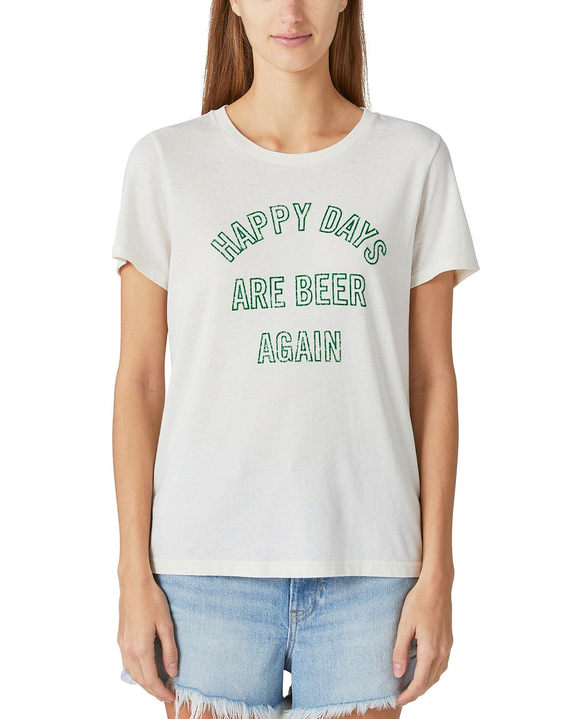 

Женская футболка с короткими рукавами и графическим принтом Lucky Brand
