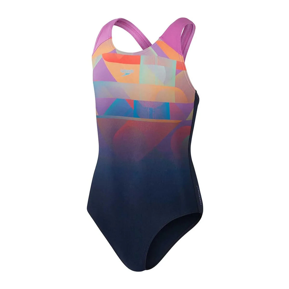 

Плавки-шорты Speedo Girls' Digital Placement Splashback, розовый