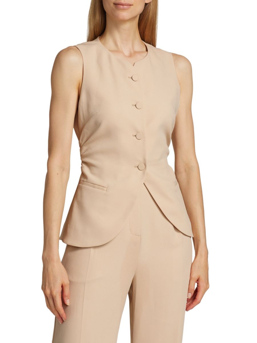

Жилет South Door Derek Lam 10 Crosby, цвет Champagne