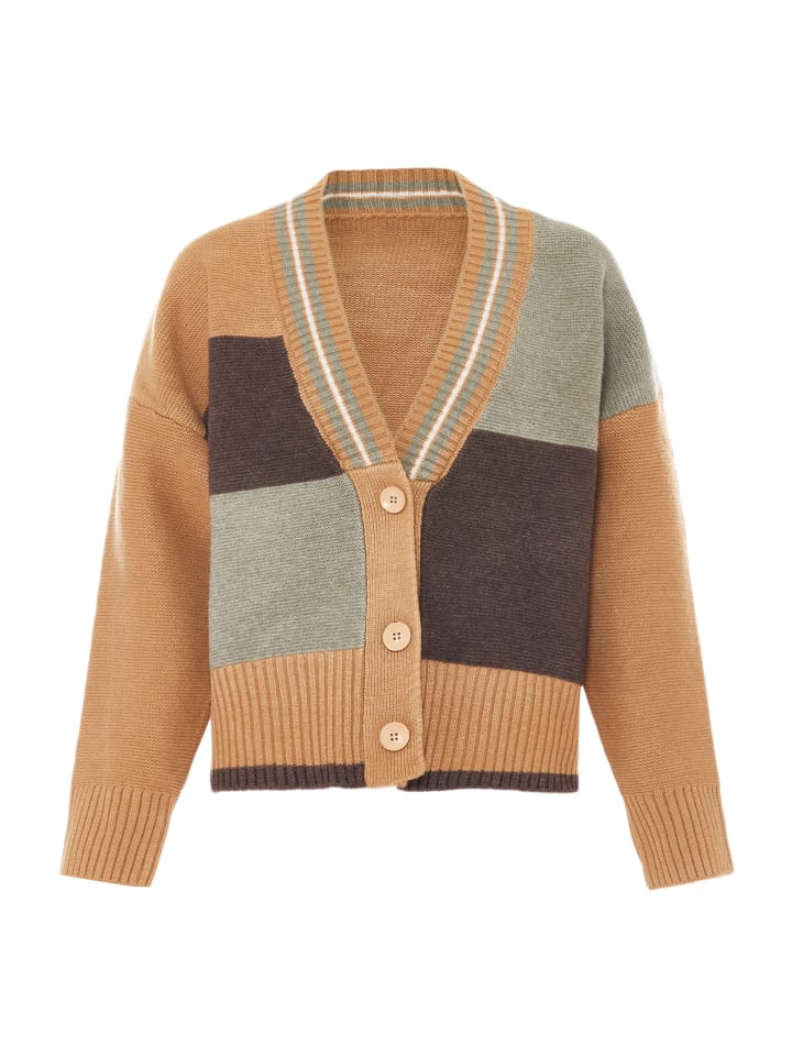 

Женский кардиган бежевого цвета DreiMaster Maritim