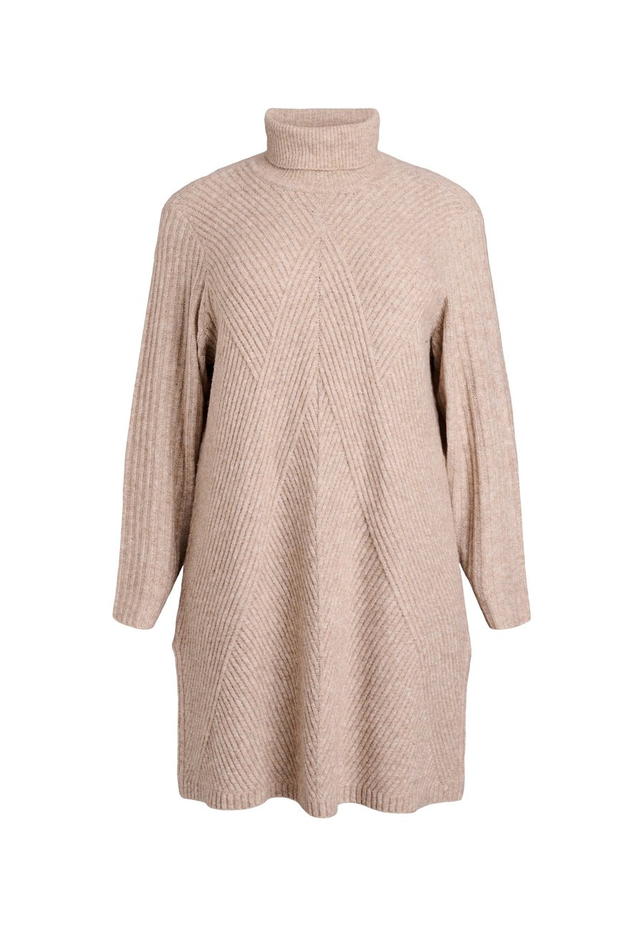 

Платье Zizzi Jumper dress, Simply Taupe Mel/Mottled Beige