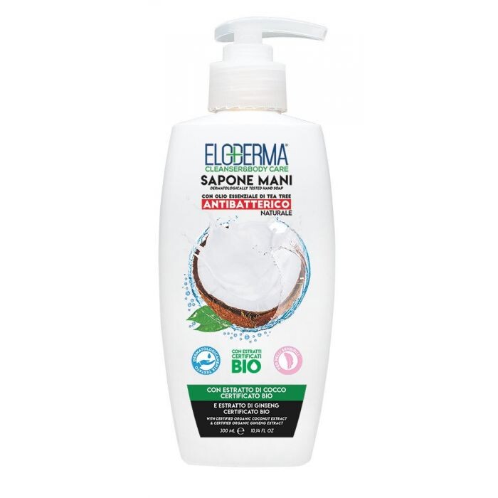 

Мыло Jabón de Manos Antibacteriano con Extracto de Coco Eloderma, 300 ml