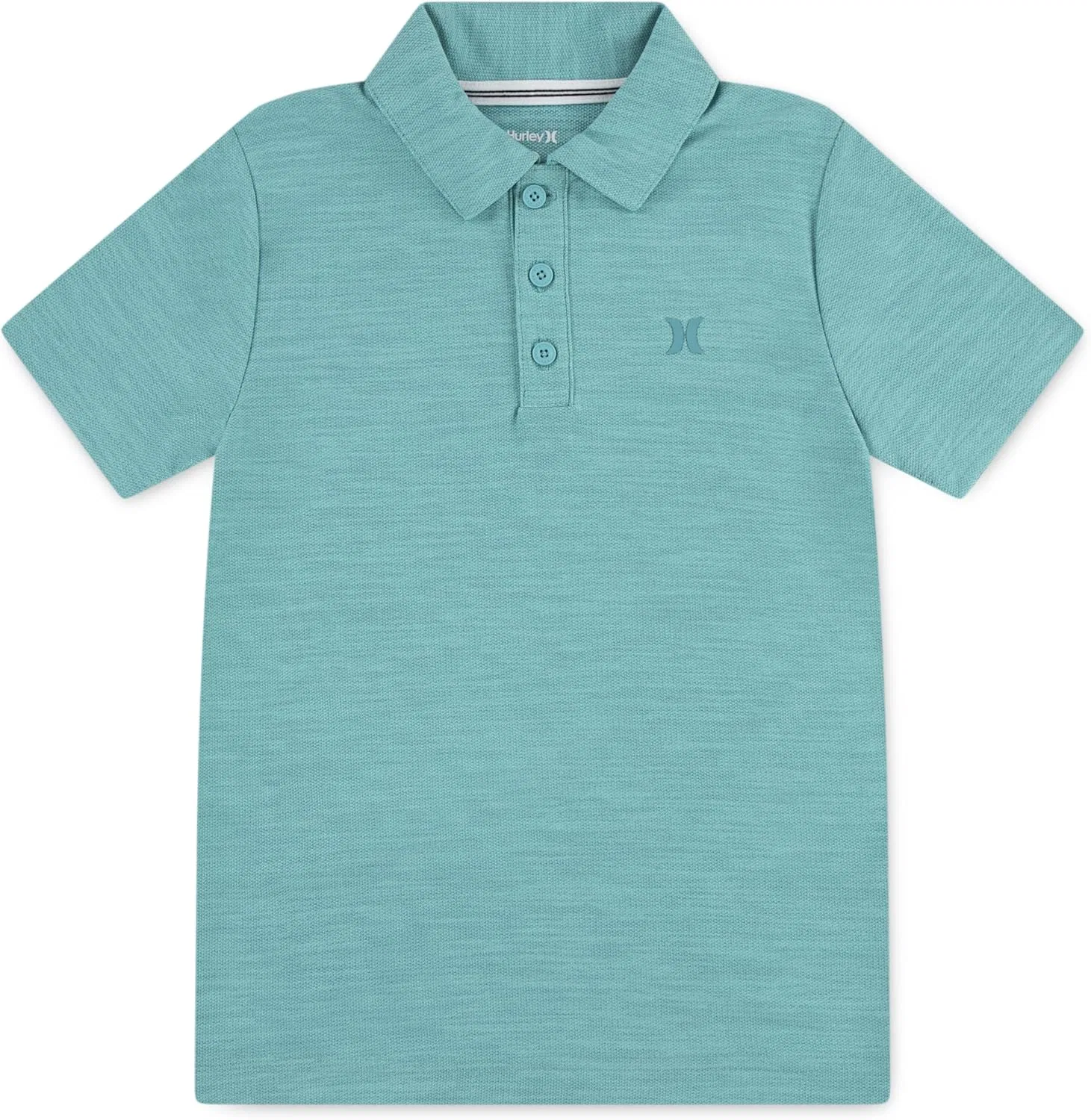 Пике поло для мальчиков, Hurley, цвет Harbor Green Heather