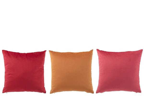 

Подушка J-LINE Festive Fusion (3 шт), 45x45x45 см, разноцветный