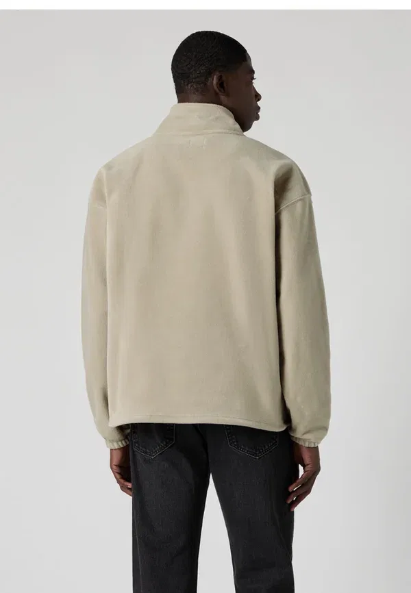 Толстовка на молнии Levi'S Lse rlxd graphic zip pch fleece jumper, цвет винтажный хаки — фото 3