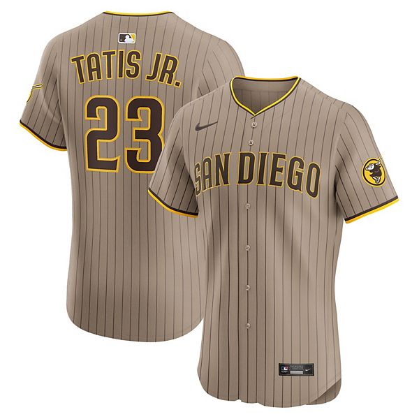 Мужская футболка Fernando Tatis Jr Sand San Diego Padres Alternate Elite Nike — фото 2
