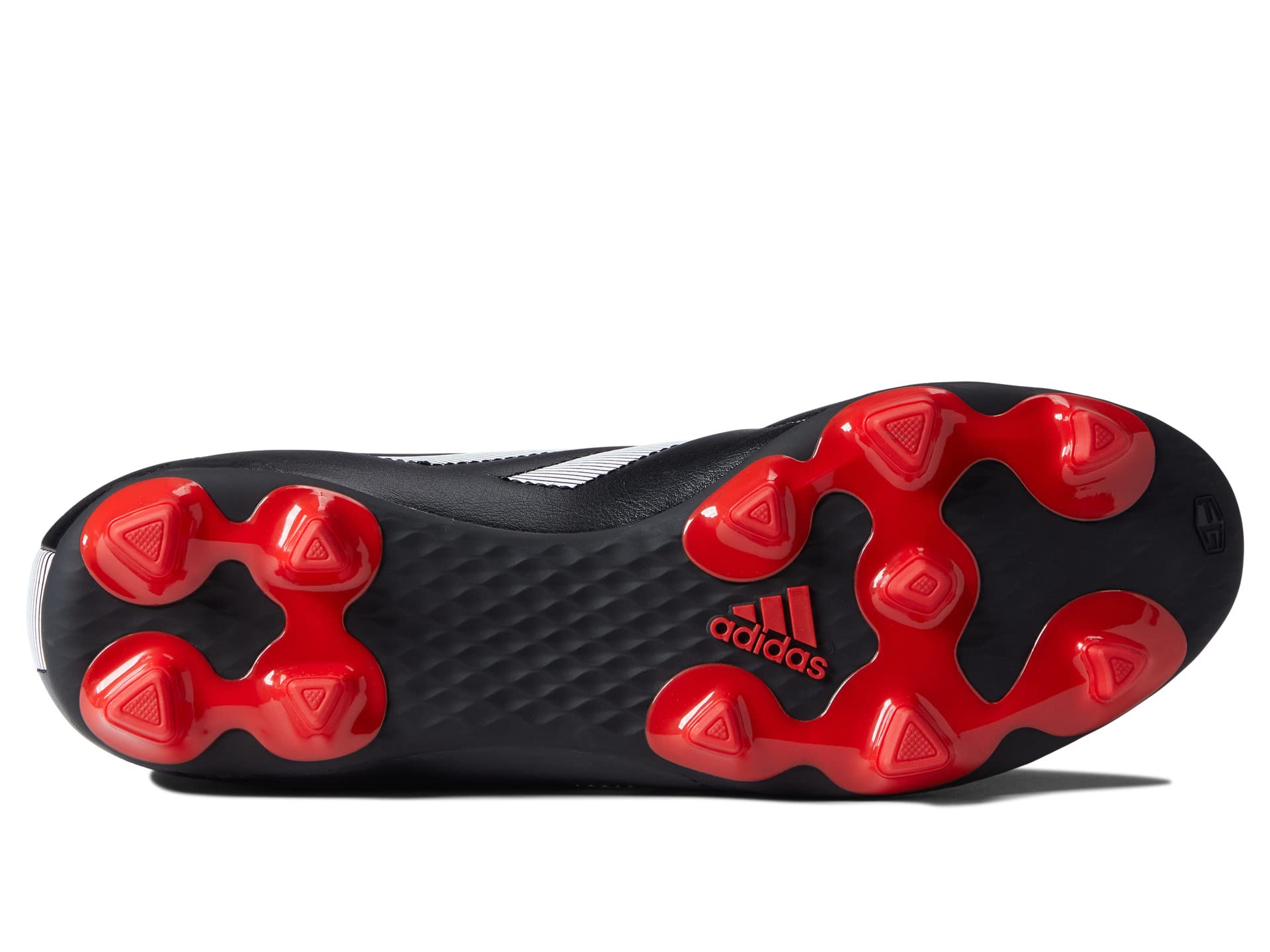 Кроссовки Adidas Goletto Viii Firm Ground Soccer Cleats, Black/White/Red — фото 3