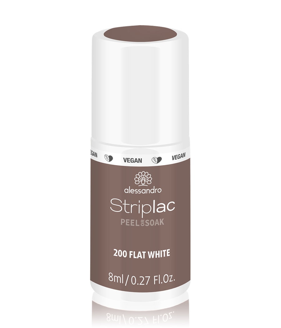 

Лак для ногтей Alessandro Striplac Peel or Soak, Nr. 200 - Flat White, 8 ml