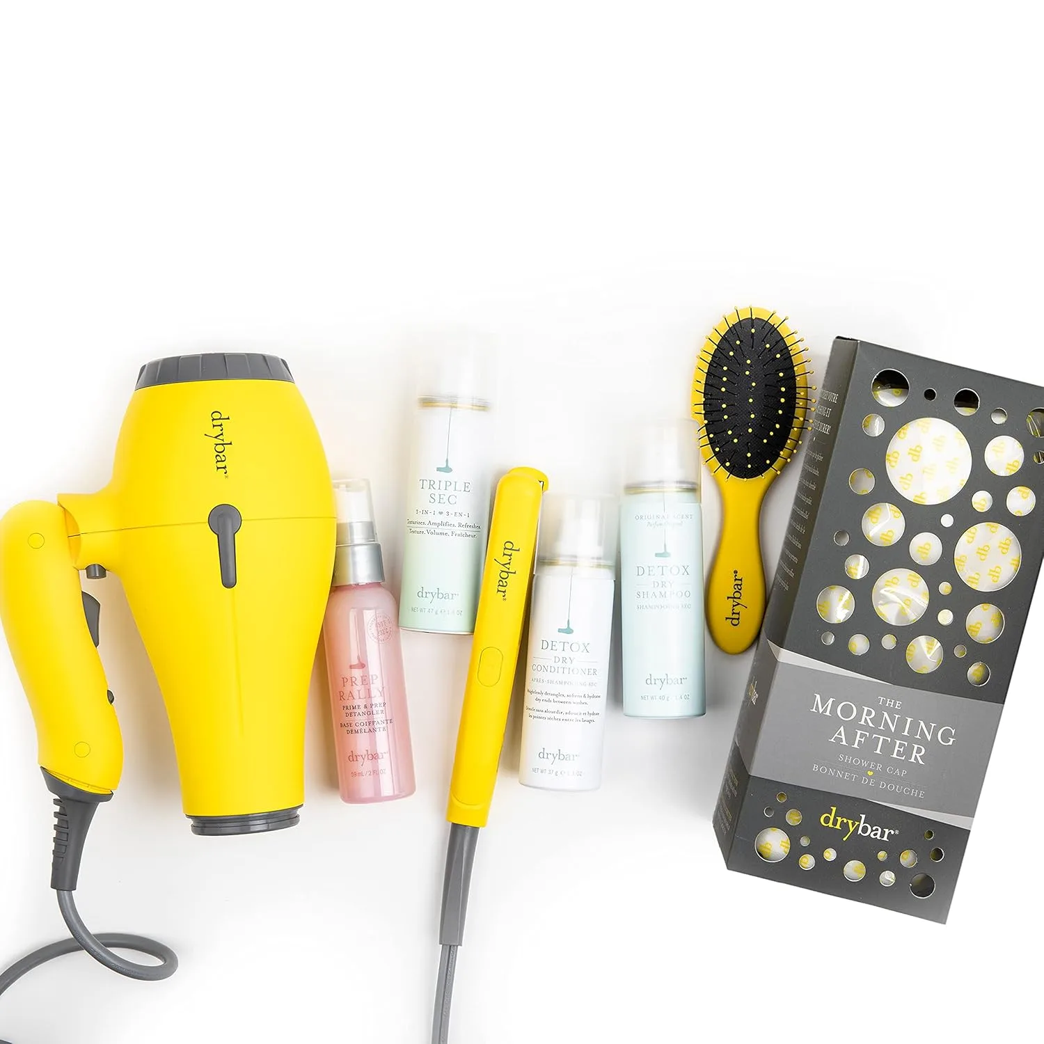 Мини-щетка для распутывания волос Drybar Lil' Lemon Drop, Yellow — фото 4