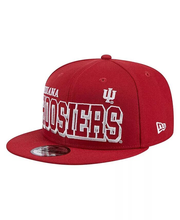 

Мужские малиновые худи Indiana Snapback Hat Game Day 9FIFTY New Era, красный