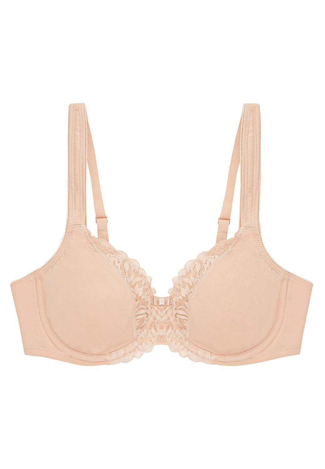 

Бюстгальтер с косточками Triumph Modern Lace + Cotton, цвет Neutral Beige