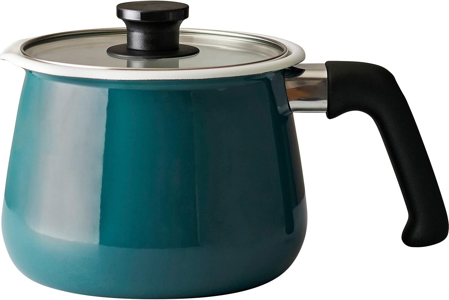 

Rinto MB-2162 Универсальная кастрюля 7-в-1, окрашенная поверхность, бирюзовый, 0,6 галлона (2,2 л), эмаль, подходит для холодильника, хранения, индукционного и газового оборудования WAHEI FREIZ, Turquoise