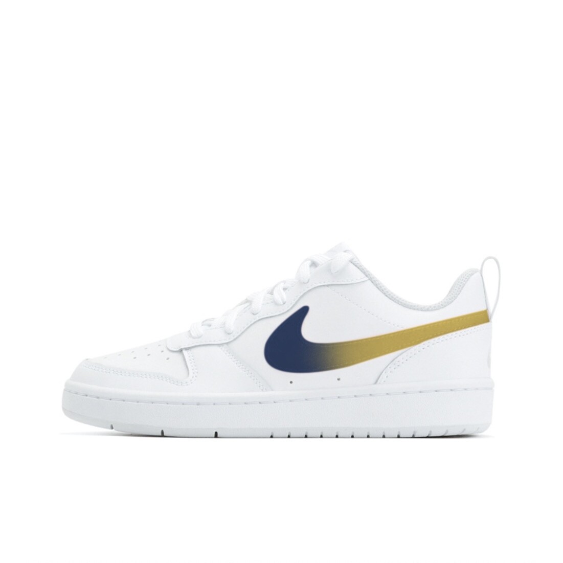 

Кроссовки Nike Court Borough 2 Skateboarding Shoes Women's Low-top White/Blue/Yellow, белый/желтый