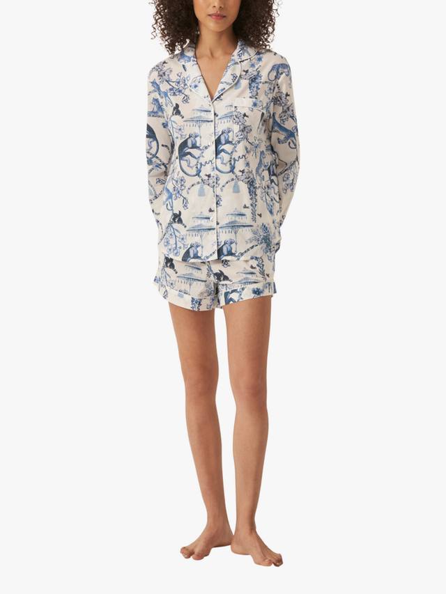 

Комплект пижамы Chinoiserie с длинными рукавами и шортами из органического хлопка myza