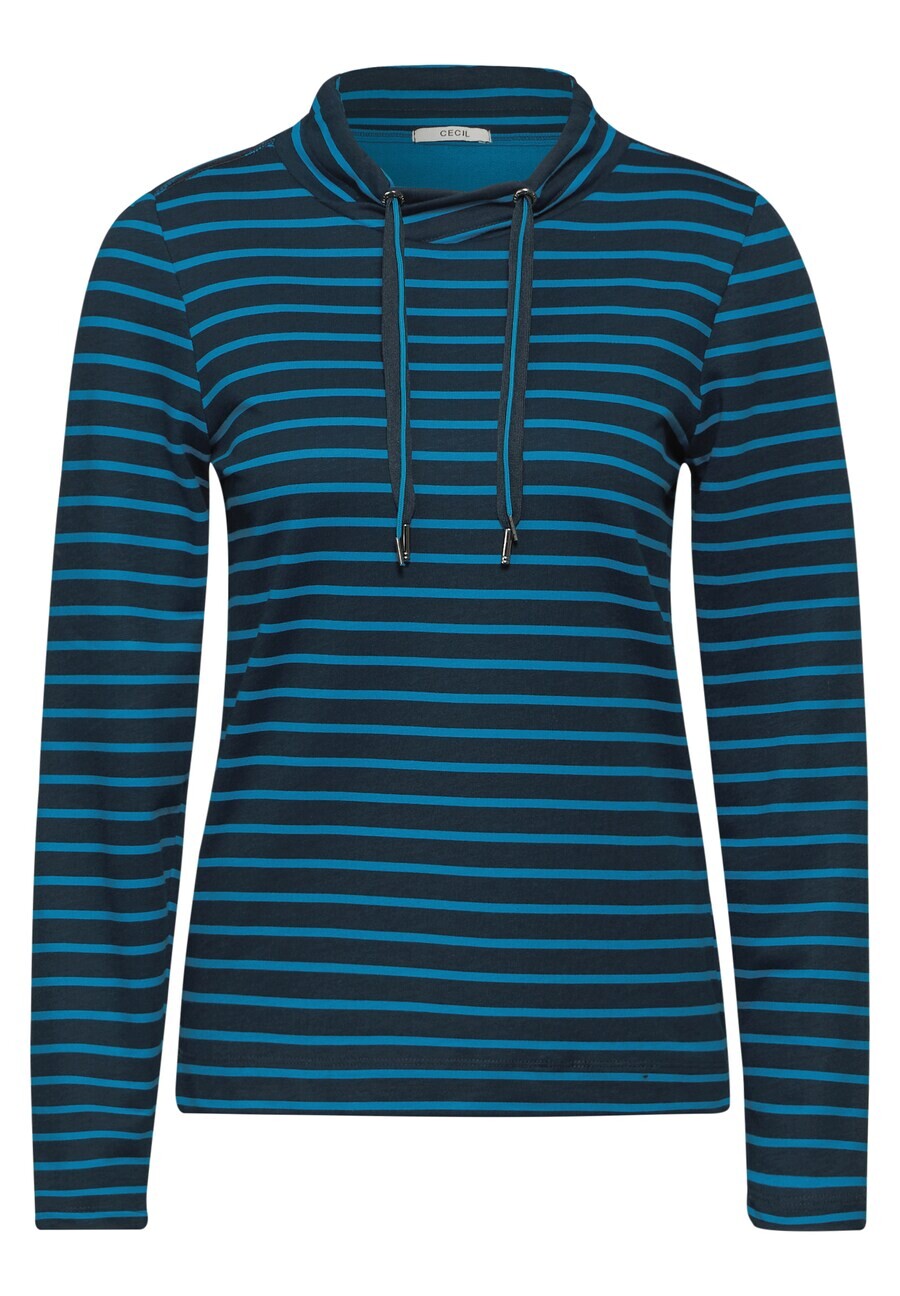 

Лонгслив CECIL Shirt, цвет blue/marine blue