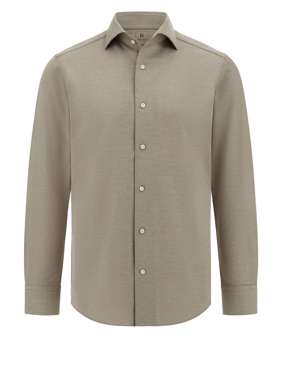 

Рубашка Slim Fit на пуговицах Boggi Milano, хаки