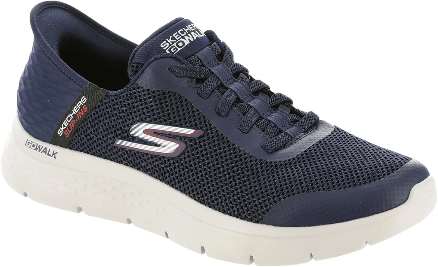Мужские слипоны Skechers Hands Free: Go Walk Flex Hands Up Trainers, темно-серый — фото 3