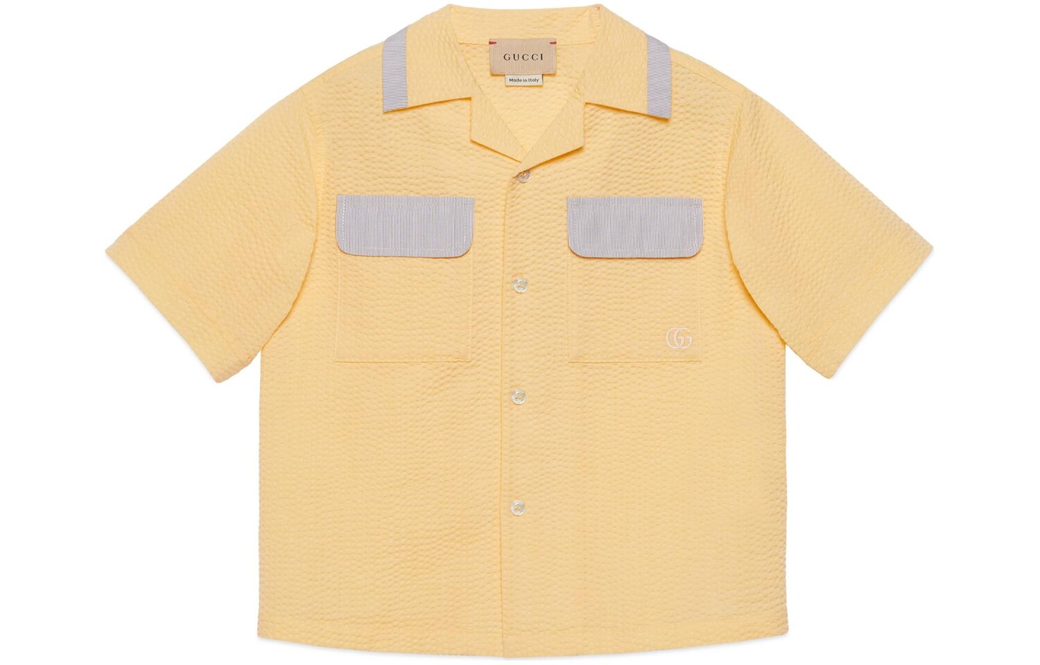 

Детская рубашка Gucci, светло-желтый