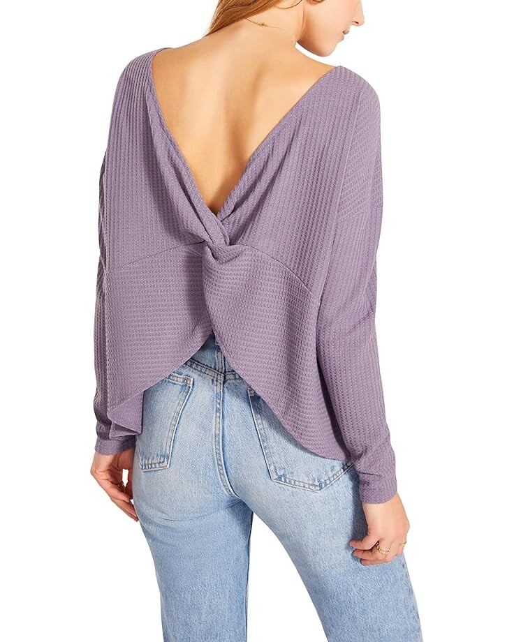 

Топ Steve Madden Never Been Twist Top, цвет Purple Smoke
