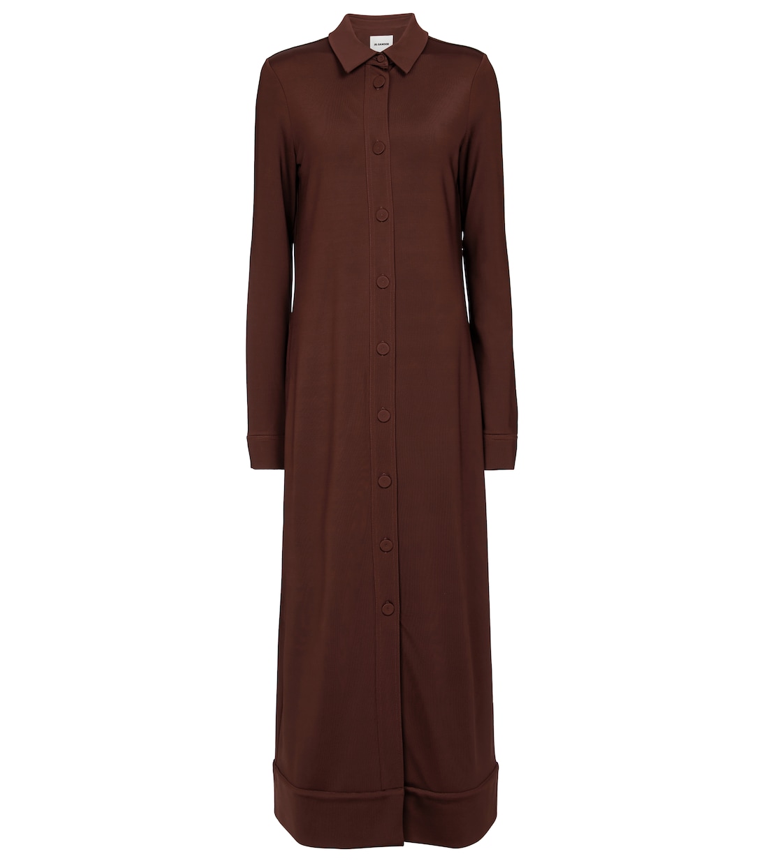 

Платье миди из эластичного джерси Jil Sander, Medium Brown