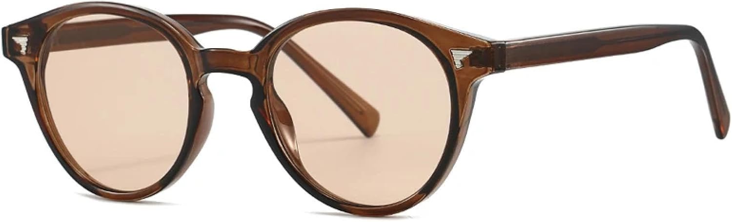 

Солнцезащитные очки с защитой от УФ-излучения UV400 для женщин и мужчин | Круглые, в стиле панк, сине-зеленые | для занятий спортом на открытом воздухе DSVIGF, Brown Champagne