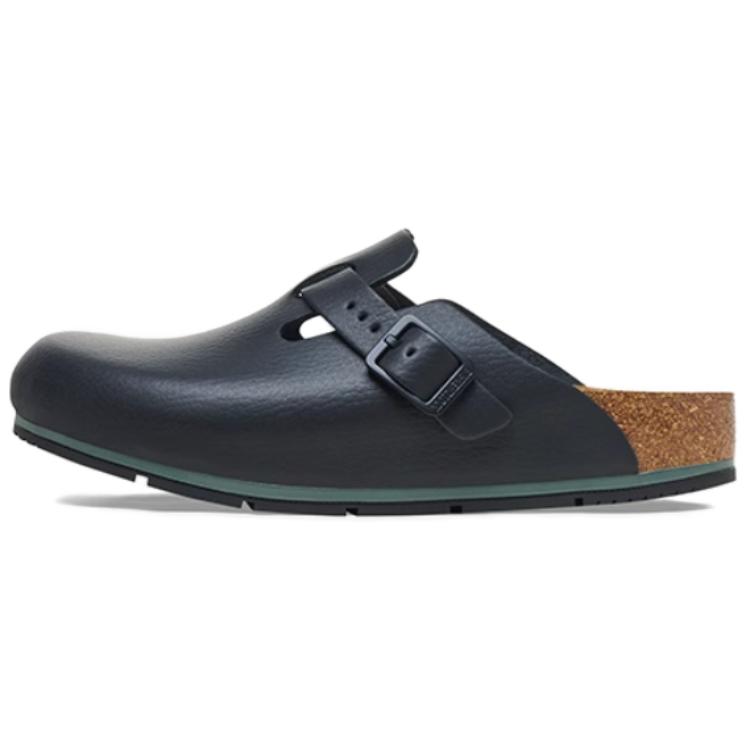 Кожаные сандалии с пряжкой Birkenstock, Black