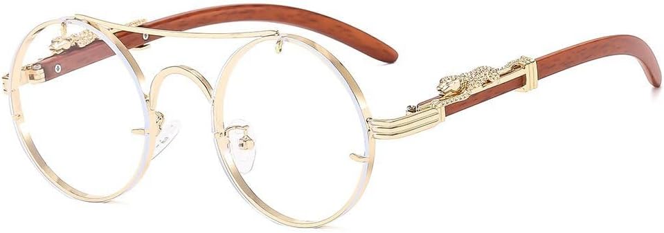 

Модные круглые солнцезащитные очки класса люкс для женщин и мужчин, ретро-очки в металлической оправе, трендовые модели, защита от ультрафиолета UV400 MWTSYSQ, Gold Clear