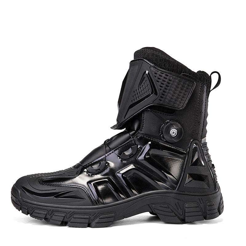 

Износостойкие и водонепроницаемые высокие велотуфли Unisex LOKWT, черный