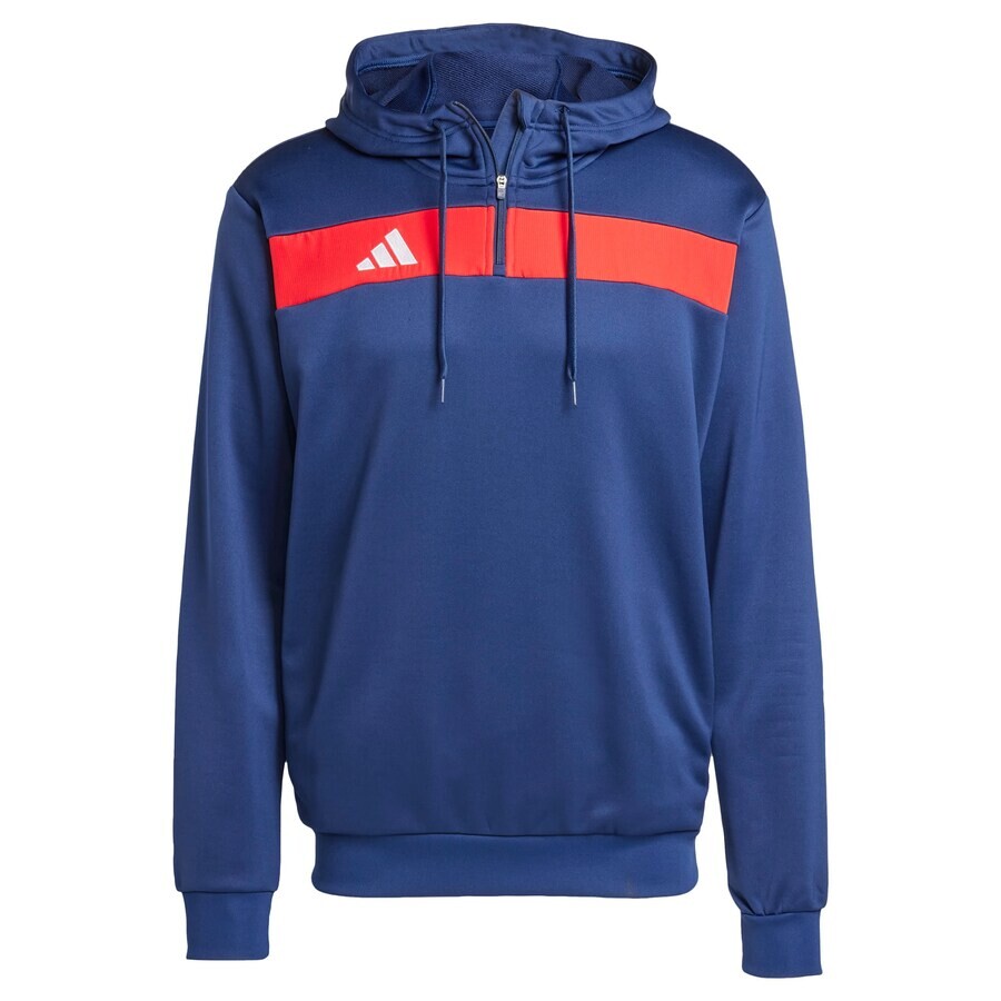 

Свитер с капюшоном на молнии ADIDAS PERFORMANCE Athletic Sweatshirt Tiro 25 Essentials, темно-синий