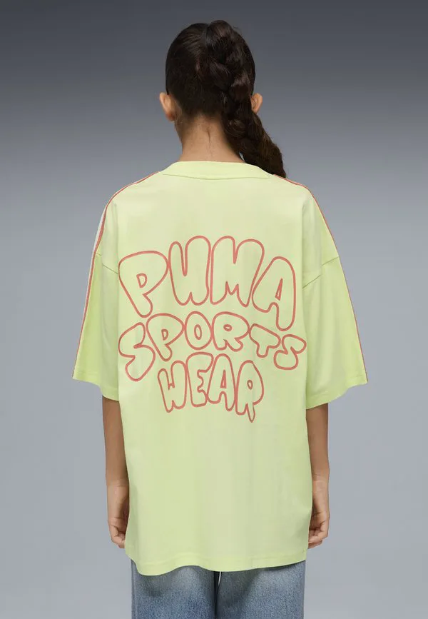 Футболка свободного кроя с графическим принтом Puma, Apple Spritz — фото 2