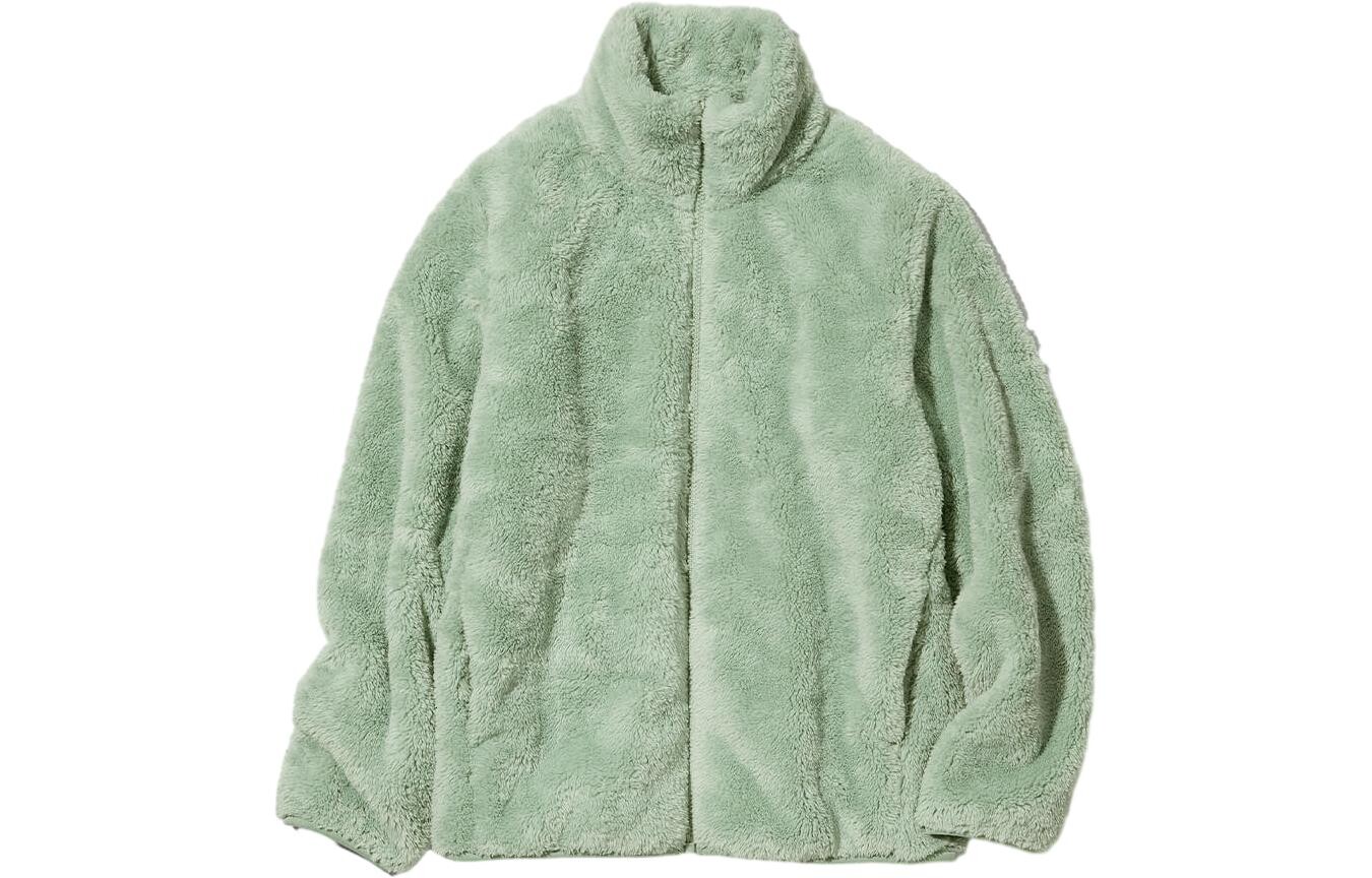 

Толстовка Uniqlo Fluffy Fleece Zipped, 53 светло-зеленый