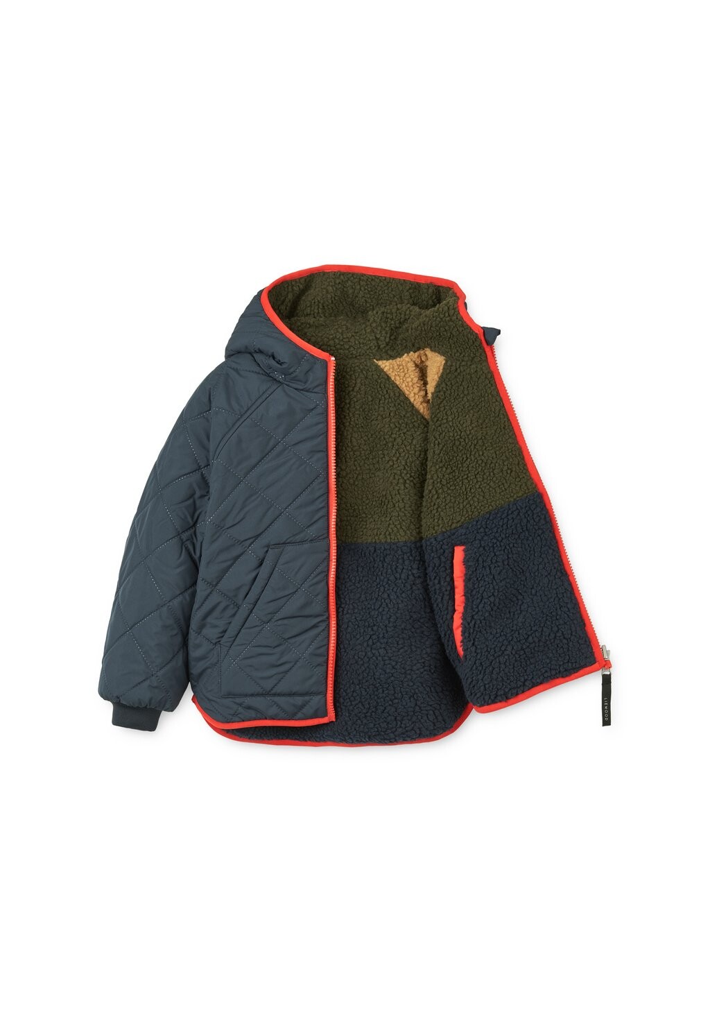 Зимняя куртка JACKSON REVERSIBLE JACKET UNISEX Liewood, темно-синий — фото 4