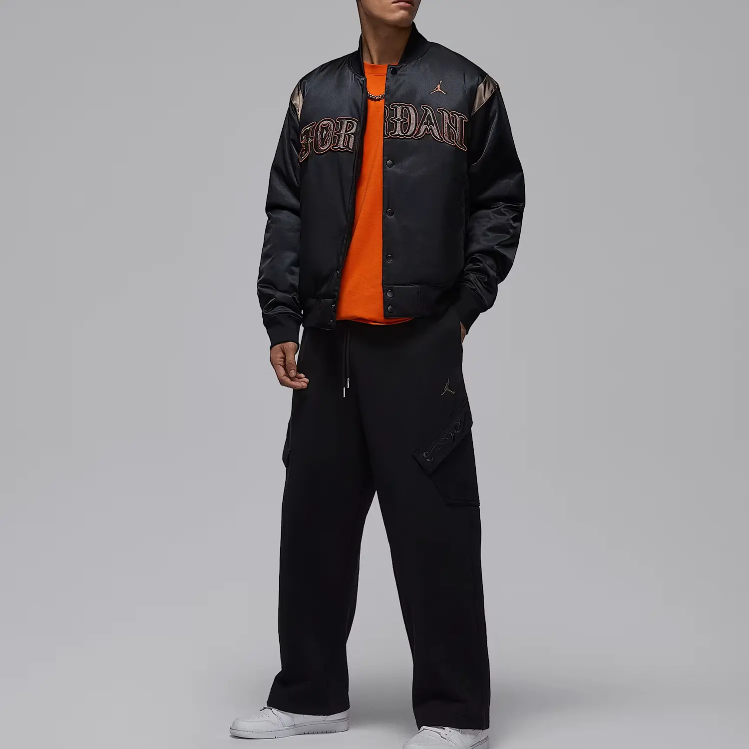 Jordan Мужские повседневные брюки Flight Fleece черные — фото 4