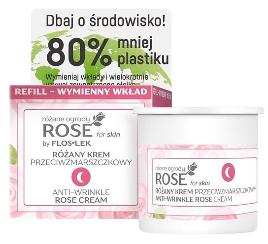 

Сменный ночной крем против морщин с розой, 50 мл Flos Lek, Rose For Skin, FLOS-LEK