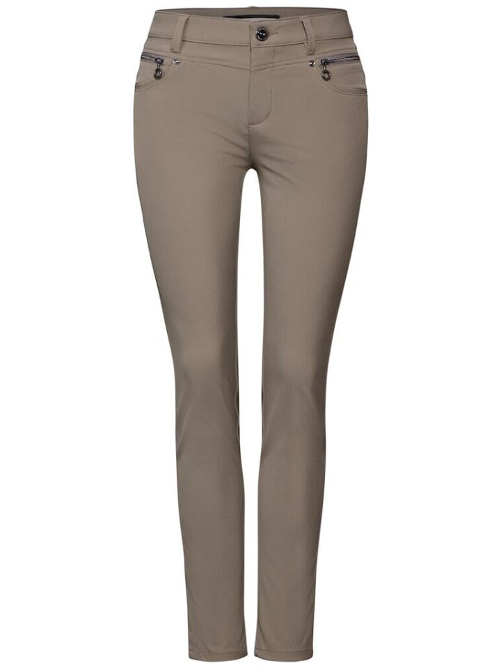 

Тканевые брюки Street One Hose, цвет ashen maple beige