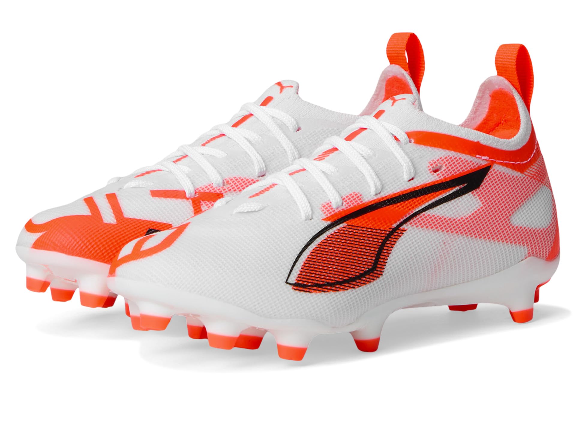 

Кроссовки PUMA Kids Ultra 5 Pro Firm Ground/Artificial Ground, PUMA White/PUMA Black/Glowing Red
