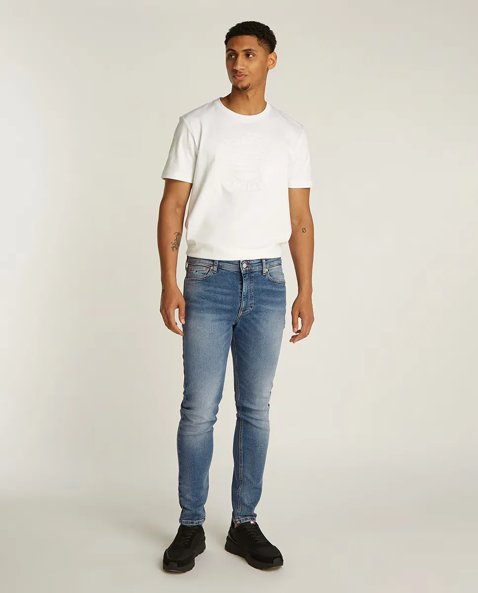 

Simon мужские узкие джинсы средней посадки Tommy Jeans, синий