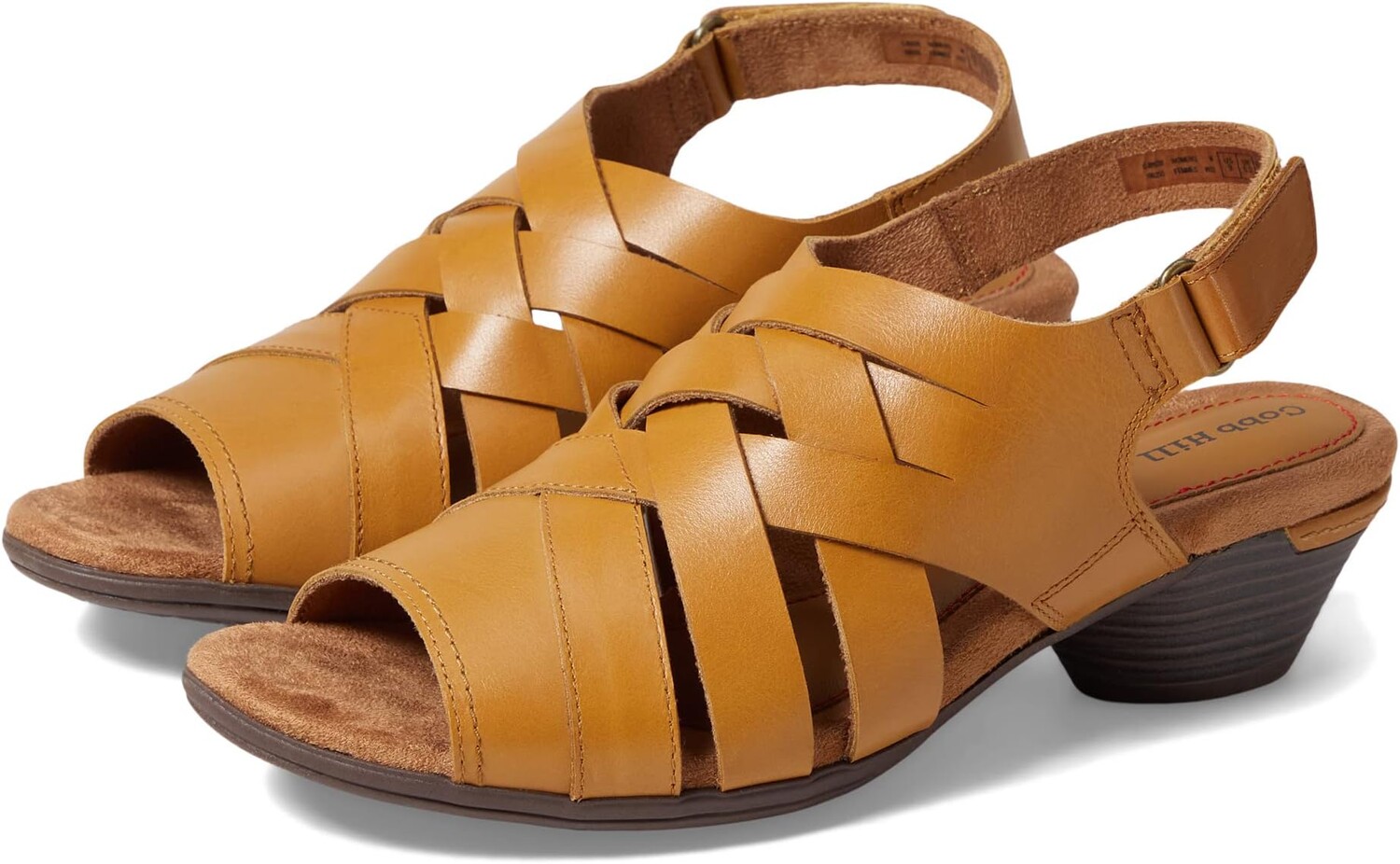 

Босоножки Laurel Woven Sandal Cobb Hill, цвет Honey Leather