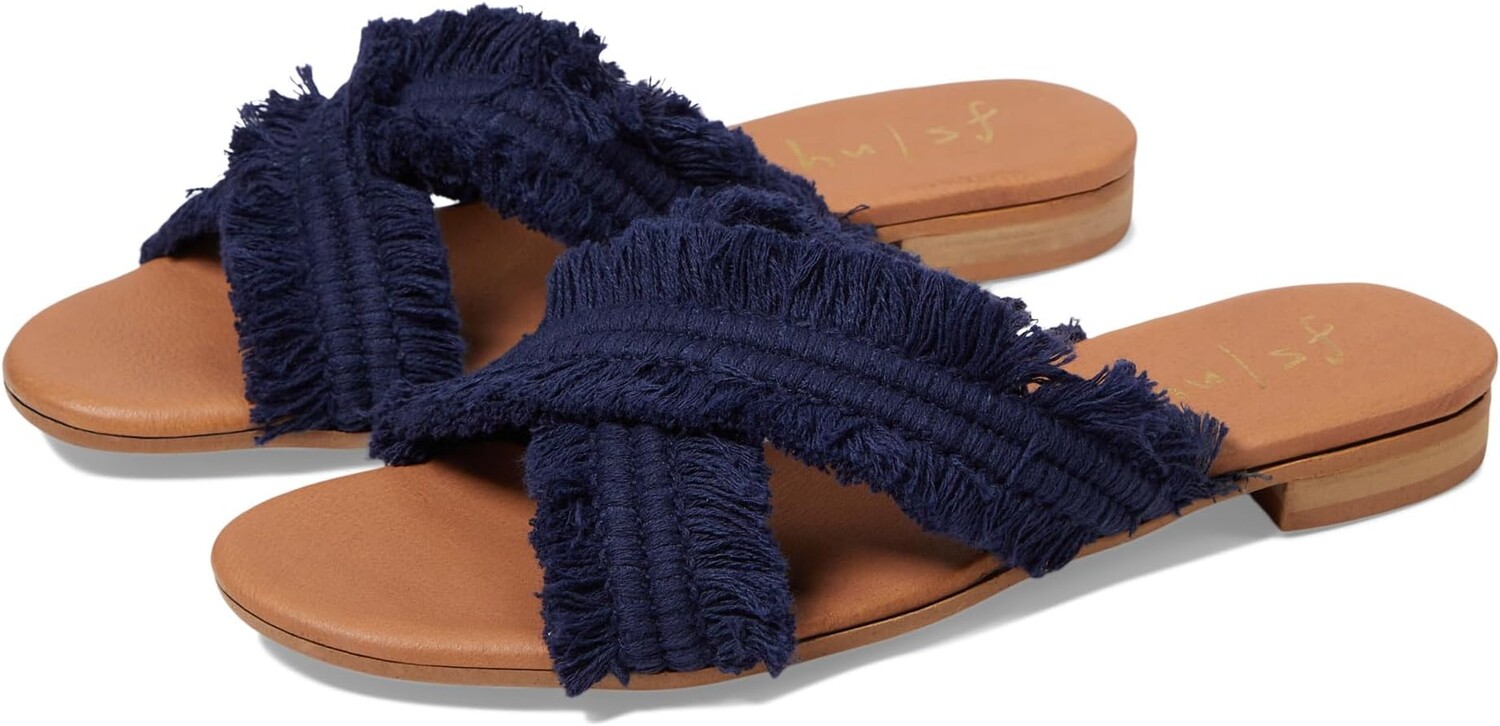 

Сандалии French Sole Meredith, цвет Navy Linen