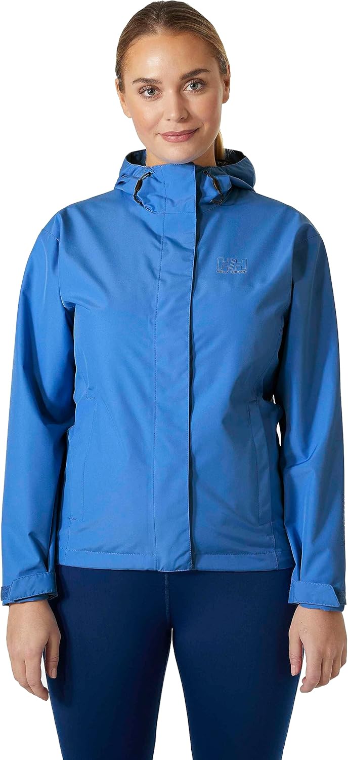 

Женская водонепроницаемая, ветрозащитная и дышащая куртка-дождевик Helly Hansen Seven J с капюшоном, 554 Ultra Blue