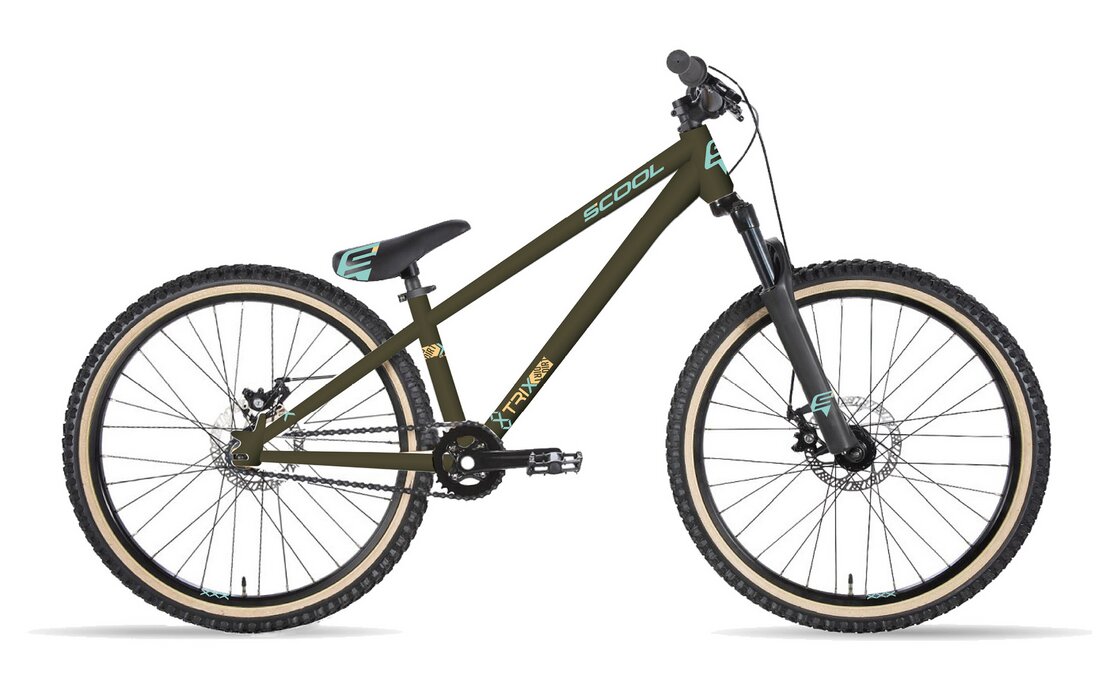 

Горный велосипед S'cool XtriX Dirt 20 1-Gang - 20 дюймов - Dirt - 2023, цвет Grün|olive/mint
