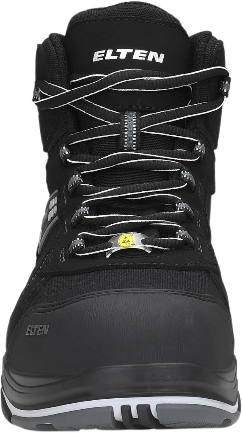 Защитная обувь ELTEN Ian XXTP Pro Grey Mid ESD S3S, женская и мужская, текстиль, пластиковый подносок, легкая, классическая — фото 4