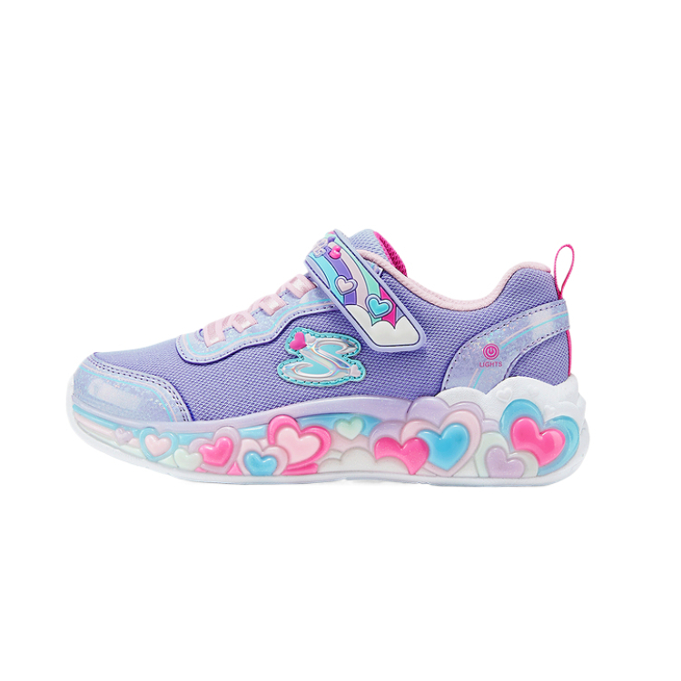 

Skechers Kids Низкие кроссовки для девочек SKECHERS, фиолетовые, для детей от 3 до 7 лет