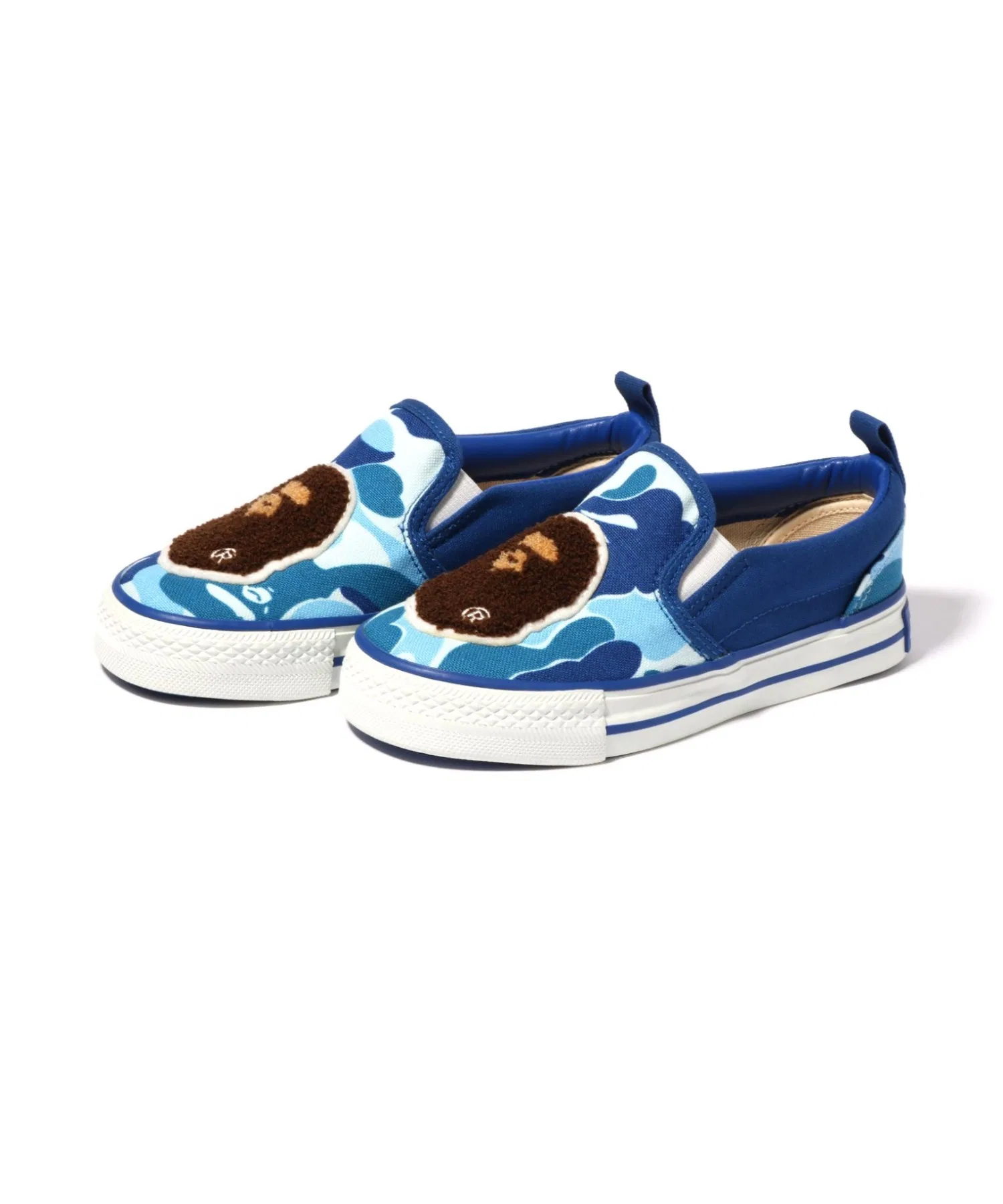Детские кроссовки ABC CAMO APE HEAD A BATHING APE синие