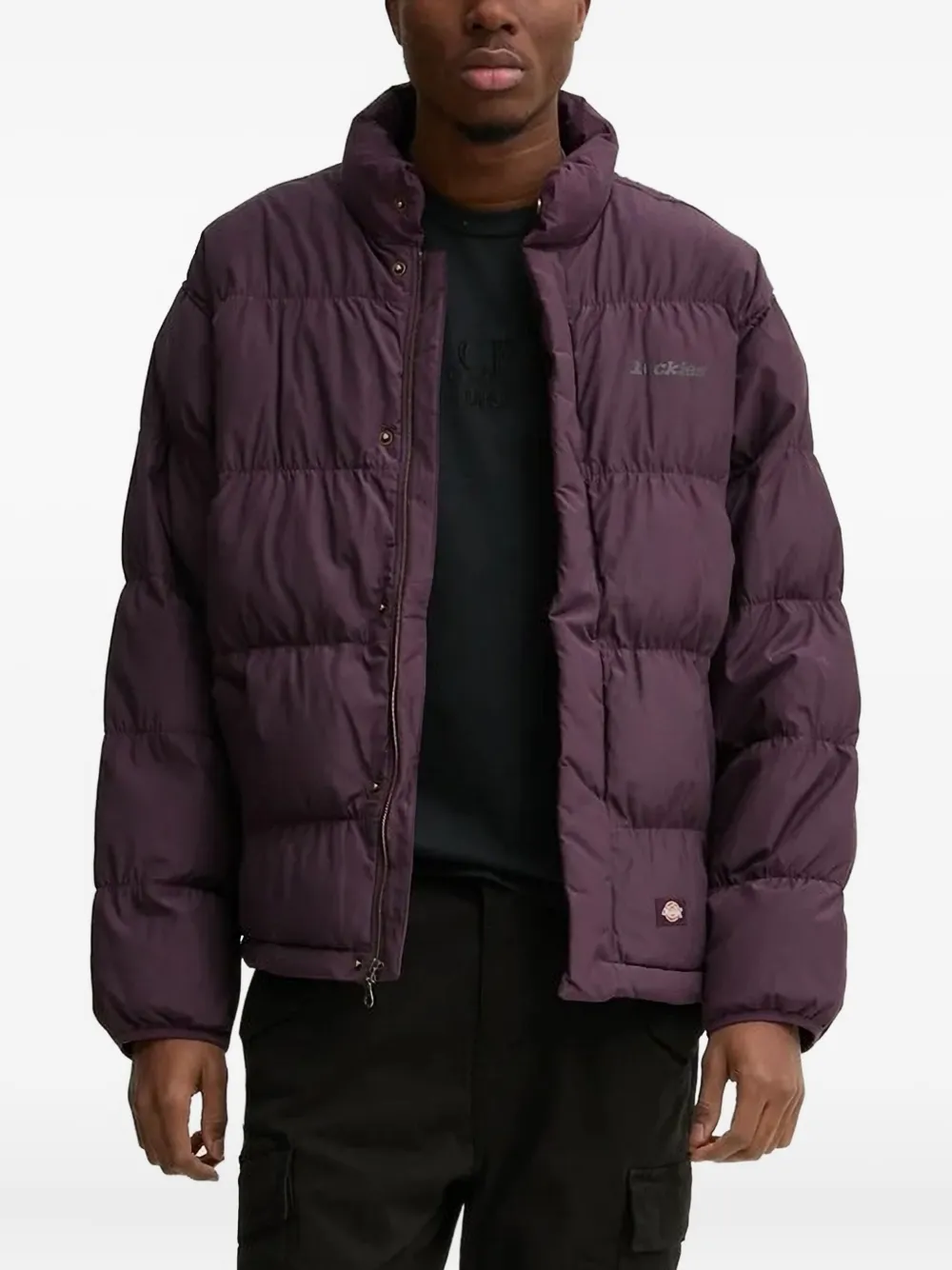 

Пуховик с логотипом Dickies, фиолетовый